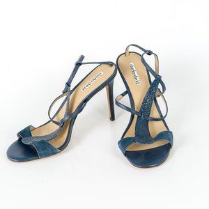 NWOT Charles David leather/lizard heels - 10